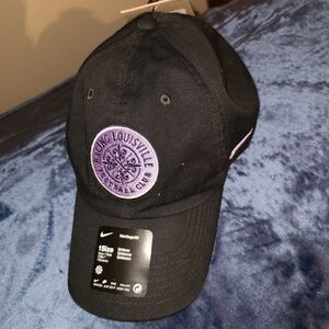 Nike Black Cap with Purple Emblem